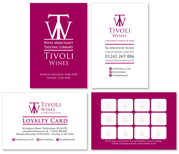Tivoli Wines cards