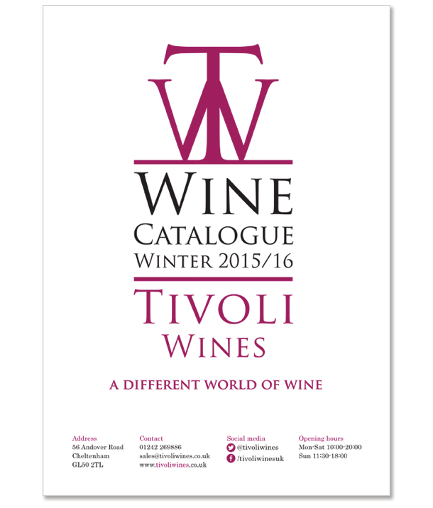 Tivoli Wines Wine Catalogue